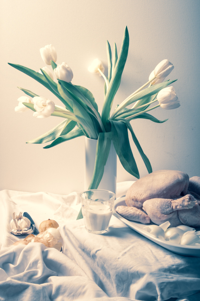 Stillleben mit Huhn